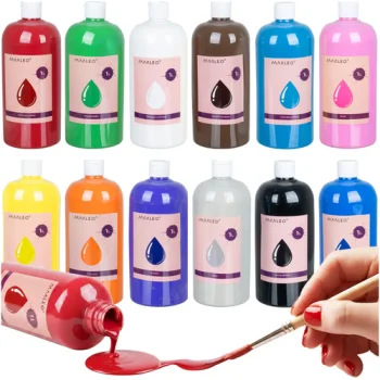 Maaleo 00026345 Poster Paint Set 12 x 1000 ml