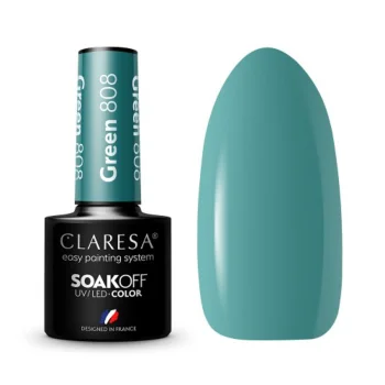 Claresa Green 808 Gel Polish, 5g