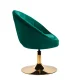 Swivel Beauty Salon Chair 4Rico QS-BL12G Velvet, green