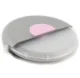 Round Pizza Cutter with Blade Guard, 8.5 cm, Grey