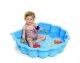 Lockable double sandbox pool Shell with non-slip bottom, blue