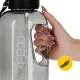 4Fizjo Sports Water Bottle, 2 L, Tritan, Grey