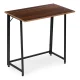 Modernhome Folding Computer Desk, 80x45 cm, Dark Walnut