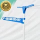 Large Vertical Foldable Clothes Drying Rack with Wheels