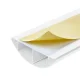 Maclean MC-814 W Aluminum Cable Trunking, 62x20x750mm, White