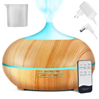 Air Humidifier, Aromatherapy Diffuser with Timer and RGB Lighting