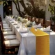Ruhhy Satin Table Runner 900x36 cm, Gold