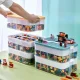Lego Storage Container 5-Tier Stackable Organizer Box for Building Blocks, orange