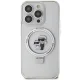 Karl Lagerfeld iPhone 13 Pro Max Case Ring Stand Karl & Choupette MagSafe, White