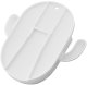 Wall-Mounted Organizer for Toothbrushes and Brushes DA129, White