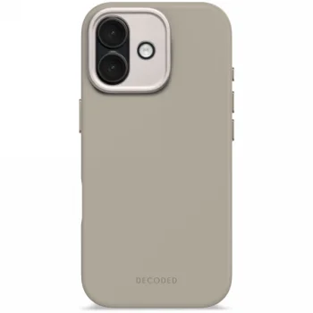 Decoded AntiMicrobial Silicone Backcover MagSafe Phone Case Cover iPhone 17 - Beige