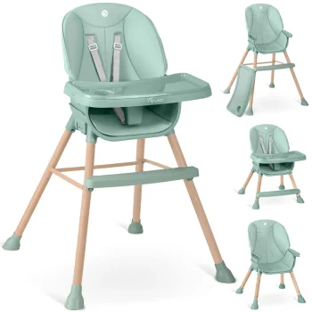 Nukido Tilo High Chair, Green