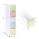ModernHome Kids Storage Rack with 5 Drawers and Wheels, Multicolor