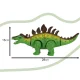 Remote-controlled dinosaur - RC Stegosaurus - walks, lights up, and roars.