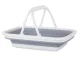 Collapsible Silicone Shopping Basket with Handles