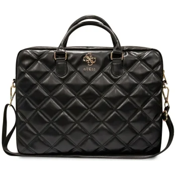 Guess 16" Laptop Bag Quilted 4G, Black