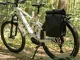 Waterproof Bicycle Pannier Bag for Rear Rack 20L Bike Trunk Bag, Black