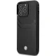 BMW Leather Card Slot Case for iPhone 14 Pro, Black
