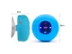 Mini Wireless Bluetooth Speaker with Suction Cup, IPX4, Blue