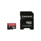 Transcend microSDHC 8GB Class 10 UHS-I 400x Memory Card with SD Adapter