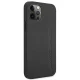 Mercedes iPhone 12 Pro Max Case AMG Leather Hot Stamped, Black