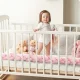 Ricokids Braided Cot Bumper, 3 m, Pink