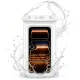 Tech-Protect UWC7 Waterproof Case for Smartphones up to 6.9\" - White