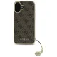 Guess 4G Charms Collection iPhone 16 Plus 6.7\" Case, Brown