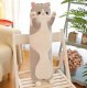 Plush Long Cat-shaped Hugging Pillow 60cm, Gray