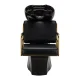 Gabbiano Prato Hairdressing Wash Unit, Black/Gold