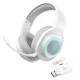 QCY Heroad V200 Tri-Mode Gaming Headphones, White