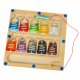 Magnetic Maze Montessori Learning Colors and Counting, shoes