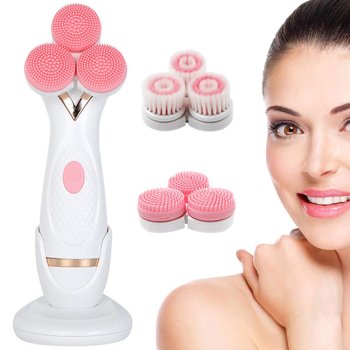 Skaistumkopšanas Daudzfunkcionāls Ādas Attīrīšnas Birste Kopšanas Masieris Sejai 3in1, Dažādas krāsas |...