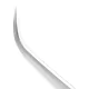 Snippex Curved Eyelash Extension Tweezers 705