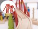Wooden railway, car track + 70 pcs