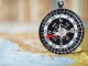 Pocket Compass Keychain for Hiking and Outdoor Navigation