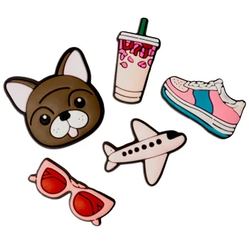 TFO 3D Sticker Set Pink 5 pcs