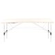 Activfizjo Komfort Folding Massage Table, Aluminum, 2 Sections, Cream