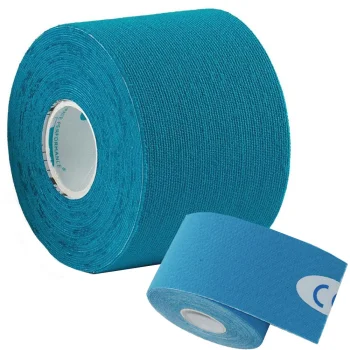 Kinesiology Tape, Rigid, 5 cm x 5 m, Blue