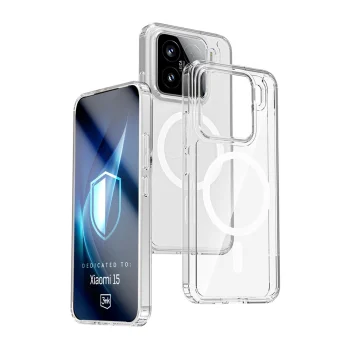3mk Armor MagCase for Xiaomi 15, Transparent