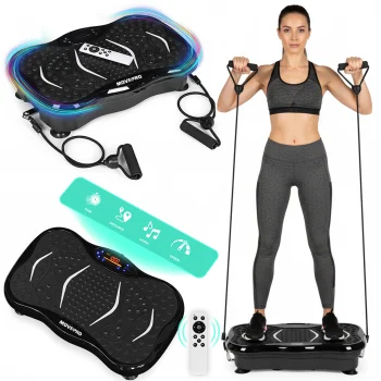Movepro Anti-Cellulite Vibration Platform with Expanders and Remote