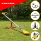 Kruzzel 2-in-1 Kids Garden Seesaw and Merry-Go-Round