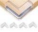 Child Baby Safety Round Silicone Protector Table Corner Transparent, 4 pcs.