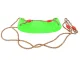 Kids Plastic Garden Swing with Adjustable Ropes 100 kg, Green