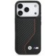BMW iPhone 17 Pro Case M Carbon Line & Logo MagSafe, Red