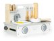 Wooden mini play kitchen for children with 7 accessories ECOTOYS