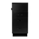 Gabbiano 2027B Hairdressing Trolley, Black
