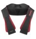 4FIZJO SHIATSU PRO+ Back Shoulder Neck Body Warming Pillow Massager, Black/Red
