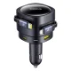 Baseus Enjoyment Max 90W Car Charger 2x USB-C + USB-C and Lightning Cable - Black