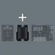Wera Tool-Check Modular Hinge 9550 SB, Black